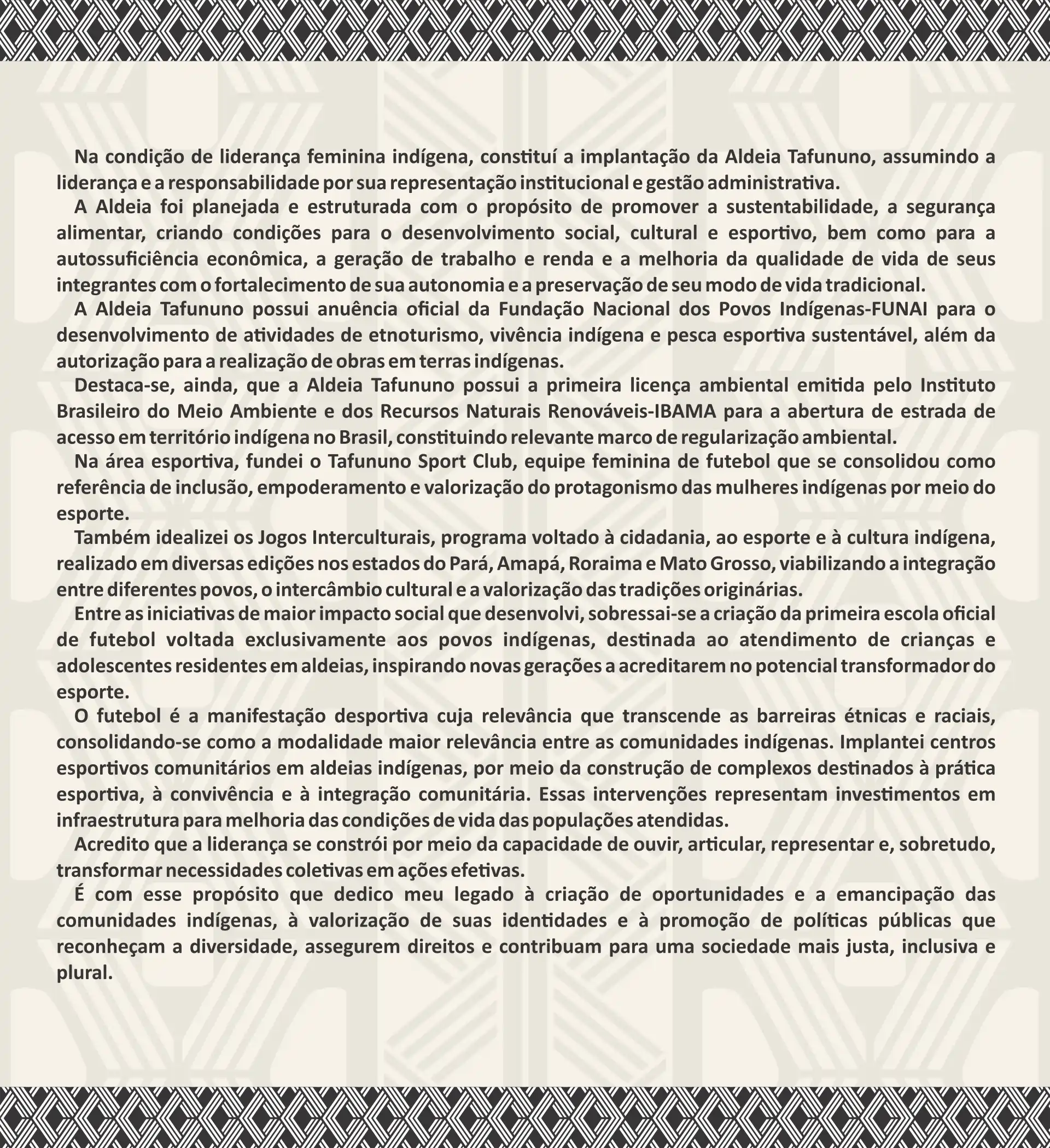 Rayane Majuriká — Liderança Indígena